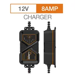 SonoPower SP-IC8 - 12V lader, 8A Smart batterilader med app kontroll