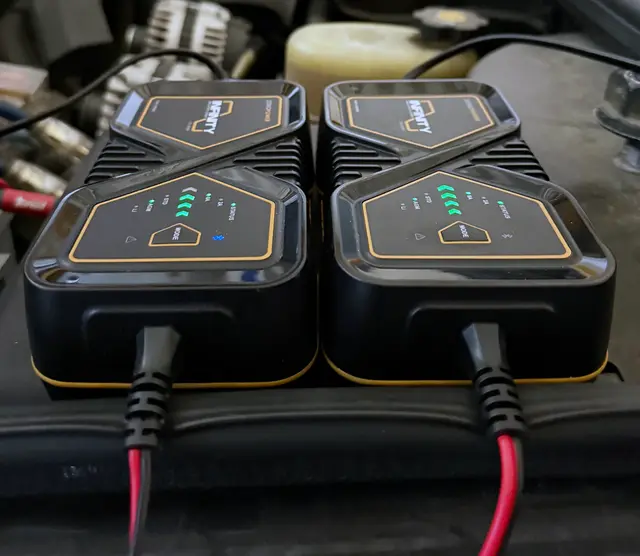 SonoPower SP-IC8 - 12V lader, 8A Smart batterilader med app kontroll 