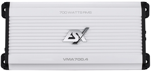ESX VMA700.4 - 4-kanals marineforsterker Marine, 4X175W RMS, 2 Ohm 