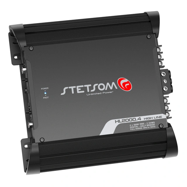 Stetsom HL2000.4-2 4-kanals forsterker 4x500W RMS, 2 Ohm, SPL 