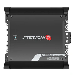 Stetsom HL1200.4-2 4-kanals forsterker 4x350W RMS, 2 Ohm, SPL