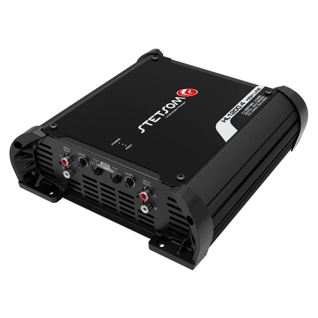 Stetsom HL1200.4-2 4-kanals forsterker 4x350W RMS, 2 Ohm, SPL 