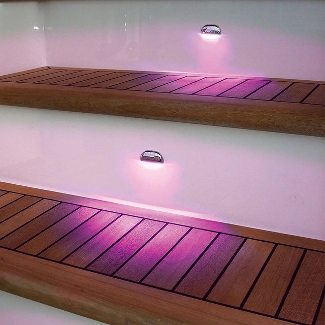 Apelo RGB Trinnlampe IP67/69, RGB, 1W 