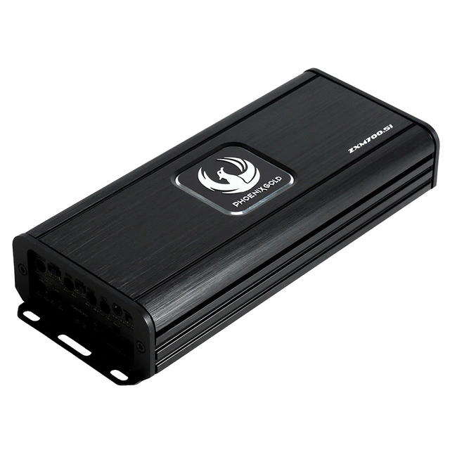 Phoenix Gold ZXM700.5i 5-kanalforsterker Mini, 4x100+350W RMS i 2 Ohm, Klasse D 
