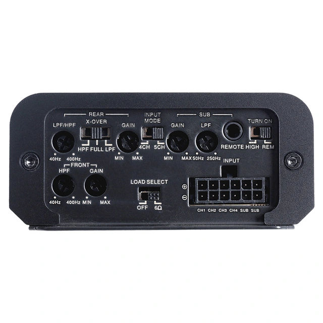 Phoenix Gold ZXM700.5i 5-kanalforsterker Mini, 4x100+350W RMS i 2 Ohm, Klasse D 