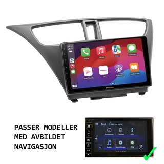 Pioneer Perfect Fit spiller til Honda Civic (2012-2016) m/Connect m/lydsystem