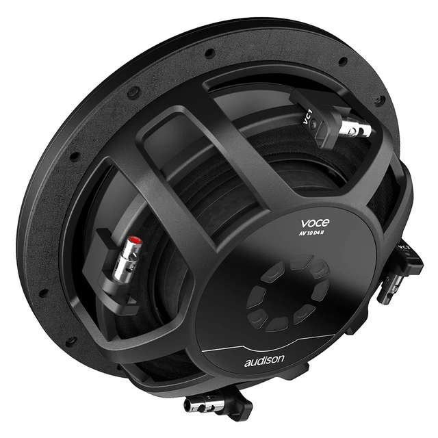 Audison AV 10 D2 II 10" Subwoofer Slim 10", 550W RMS, 2x2 Ohm 