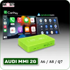 Mr12volt Trådløs CarPlay/Android Auto Audi A6/A8/Q7 med MMI 2G High, DSP