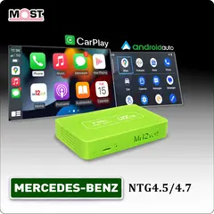 Mr12volt Trådløs CarPlay/Android Auto MB med NTG 4.5/4.7, DSP, OEM Mikrofon
