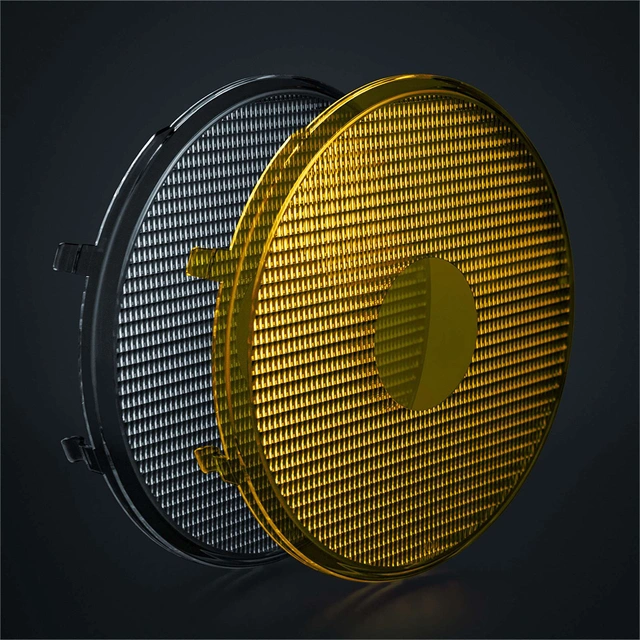 Strands Big Energy RAW deksel (klar) 9", Klart deksel med spredning 