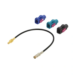 MTA Antenneplugg SMB (m)/Fakra A (f) - Fakra C (f), 20cm