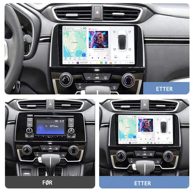DUDU multimediaspiller med 9,5" skjerm Honda CR-V (2019-2022) 