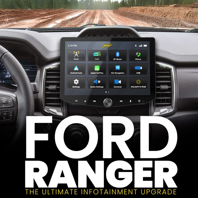 Stinger HORIZON10 iX210E-FD1 Ford Ranger (2016-2021) m/Sync 3 Navi 