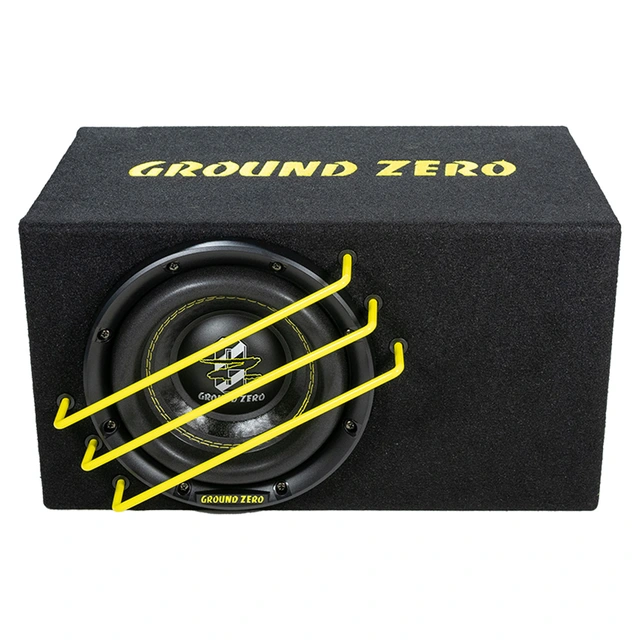Ground Zero GZRB 20SPL-ACT aktiv sub 8" subwoofer, 280W RMS 