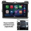 Aerpro Perfect Fit spiller til Toyota LC120 (2003-2009) u/Navi u/utvidet lyd.