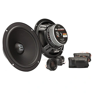 Gladen Beta 165.2 - 6,5" komponentsett 6,5", 65W RMS, 3 Ohm, Beta-serien