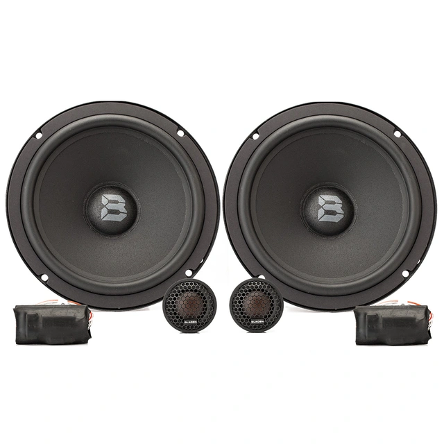 Gladen Beta 165.2 - 6,5" komponentsett 6,5", 65W RMS, 3 Ohm, Beta-serien 