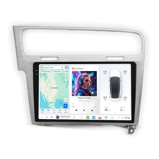 DUDU multimediaspiller med 10,1" skjerm VW Golf (2013-2019) Grå