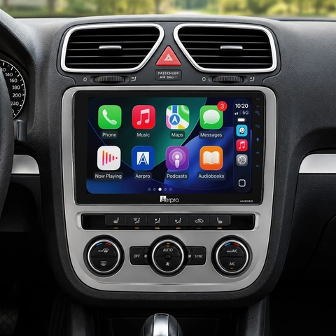 Aerpro 9" Perfect Fit spiller VW Scirocco (2013-2015) m/Auto AC u/lydsys.