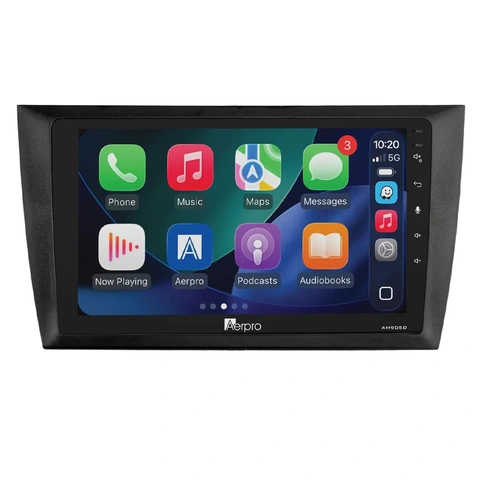 Aerpro 9" Perfect Fit spiller VW Golf (2009-2012) u/utvidet lydsystem