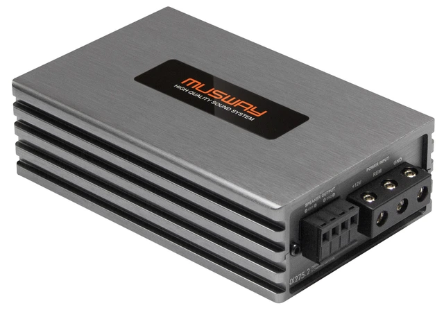 Musway NX275.2 2-kanals forsterker | Kjøp hos Bilradiospesialisten