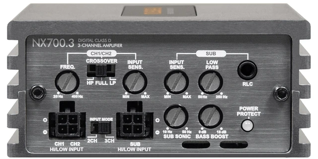 Musway NX700.3 3-kanals forsterker | Kjøp hos Bilradiospesialisten