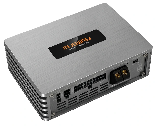 Musway M5 512K 5-kanals forst. m/DSP 9-kanals DSP, 500W RMS, med iso kobling 