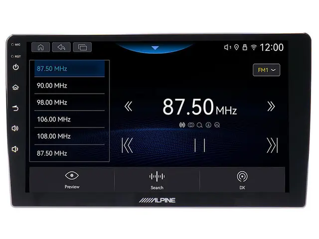 Alpine INE-AX809  9" multimediaenhet | Kjøp hos Bilradiospesialisten