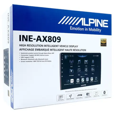 Alpine INE-AX809  9" multimediaenhet | Kjøp hos Bilradiospesialisten