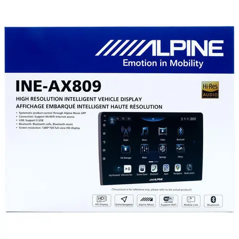 Alpine INE-AX809  9" multimediaenhet | Kjøp hos Bilradiospesialisten