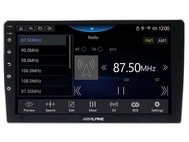 Alpine INE-AW409S  9" multimediaenhet | Kjøp hos Bilradiospesialisten
