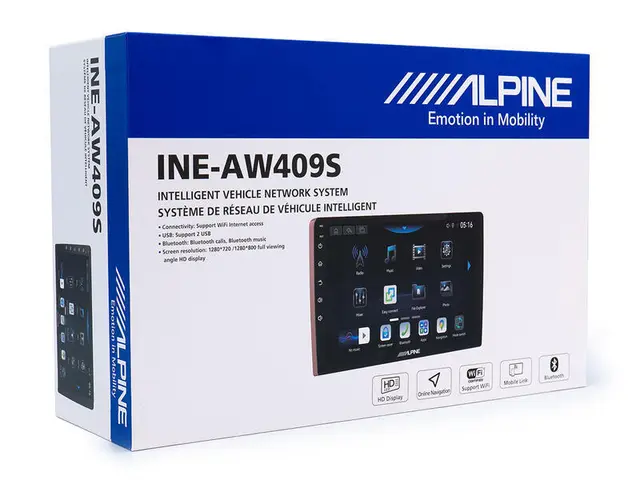 Alpine INE-AW409S  9" multimediaenhet | Kjøp hos Bilradiospesialisten