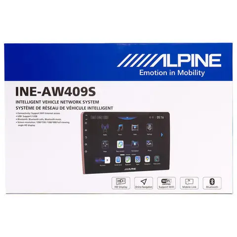 Alpine INE-AW409S  9" multimediaenhet | Kjøp hos Bilradiospesialisten