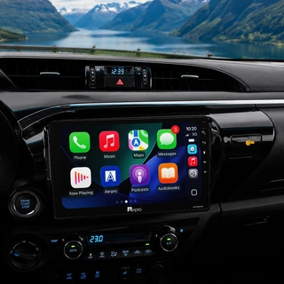 Aerpro 10,1" Perfect Fit spiller Toyota Hilux (2016-2020) u/JBL u/ryggekamera