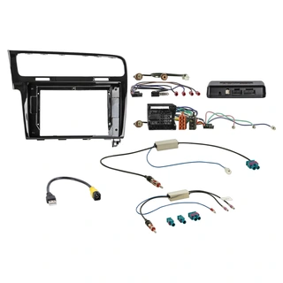 ACV 10,1" monteringssett - komplett VW Golf 7 (2013-2020) Pianolakk