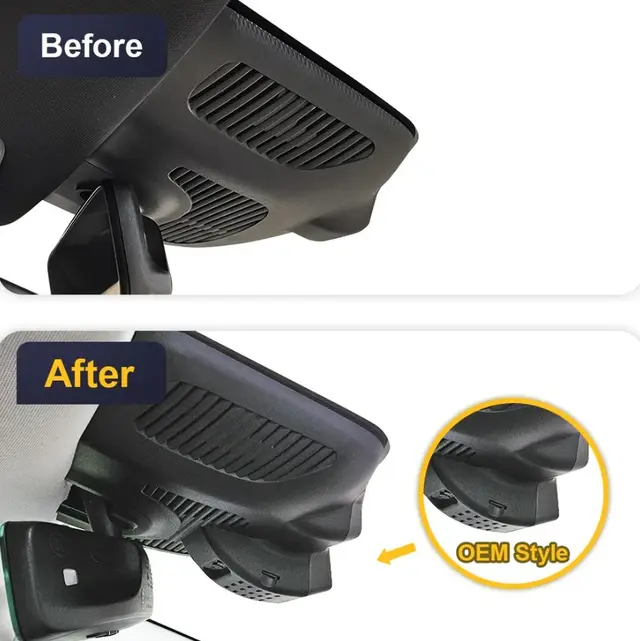 FITCAMX Integrert 4K Dashcam (fora | Kjøp hos Bilradiospesialisten