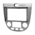 Monteringsramme for 9" spiller Lacetti (2004-2009) m/Auto AC - Sølv