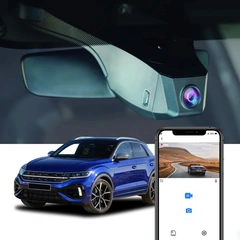FITCAMX Integrert 4K Dashcam (foran+bak) VW T-Roc (2018-->)