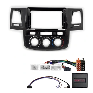 9" monteringssett - komplett Toyota Hilux (2006-2011) m/Manu AC