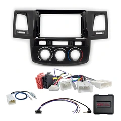 9" monteringssett - komplett Toyota Hilux (2012-2015) m/Manu AC