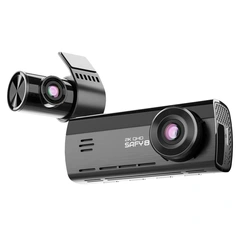 SAFY 8 - 2-kanals dashcam 2-kanals, 2K+Full-HD, WIFI, GPS, 64GB