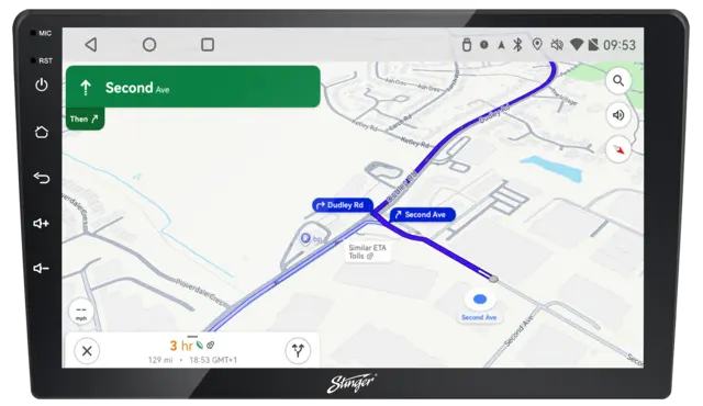 *Stinger 9" Android multimediaenhe | Kjøp hos Bilradiospesialisten