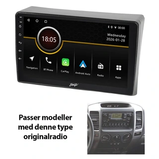 Stinger Perfect Fit spiller til Toyota LC120 (2003-2009) u/Navi u/utvidet lyd.