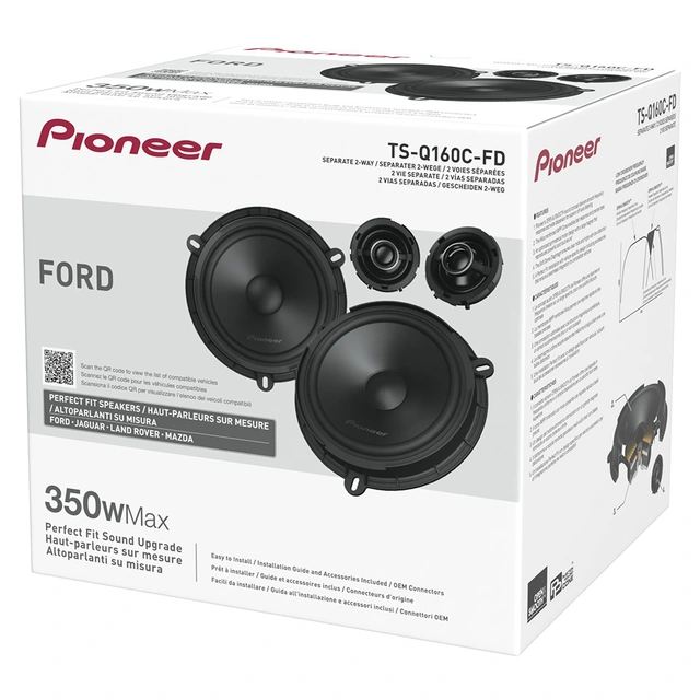 Pioneer TS-Q160C-FD komponentsett | Kjøp hos Bilradiospesialisten