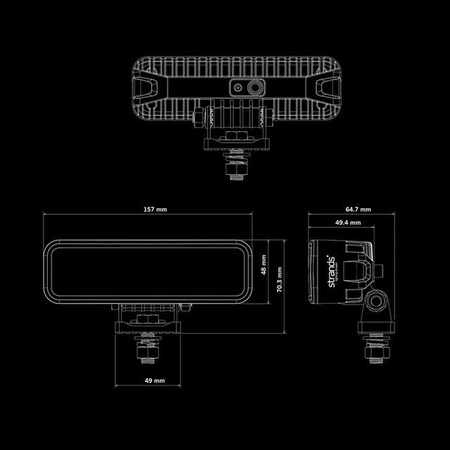 Strands EXP DUO Varsel-/Arbeidslys 42W| Kjøp hos Bilradiospesialisten