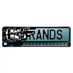 Strands Nuuk D-Line Black ledbar 9600 Lumen, Integrert i skilbrakett