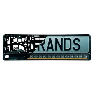 Strands Nuuk D-Line Black ledbar 9600 Lumen, Integrert i skilbrakett