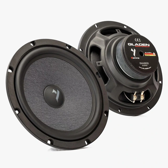 Gladen Gamma 200. 8" Basser | Kjøp hos Bilradiospesialisten
