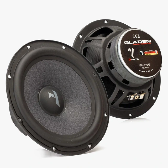 Gladen Gamma 165. 6,5" Basser | Kjøp hos Bilradiospesialisten