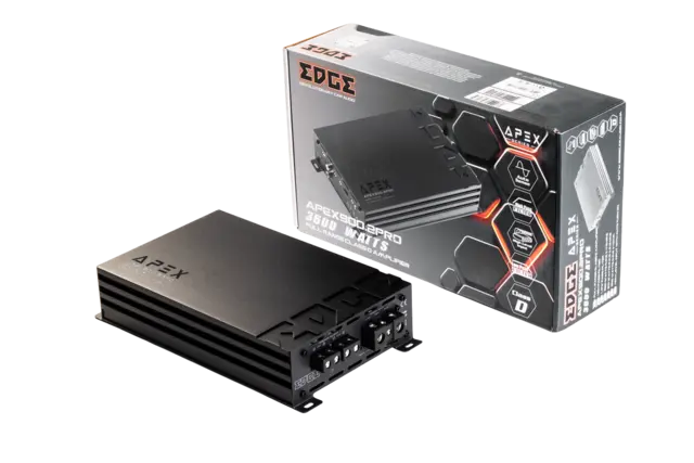 Edge APEX900.2PRO 2-kanals forsterker | Kjøp hos Bilradiospesialisten